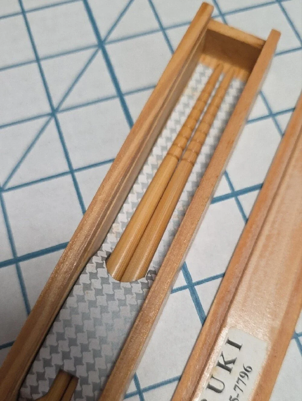Kabuki Bamboo Chopsticks Set - Natural Wood